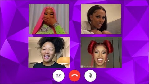 Celebrities Doing FaceTime PART 3!! (feat. Nicki Minaj, Doja Cat, Cardi