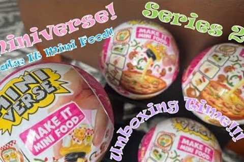 Unboxing Time!!! Miniverse Make It Mini Food Series 2!
