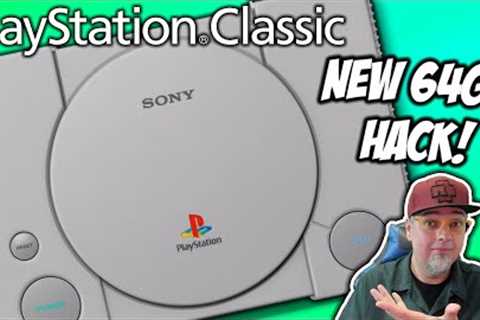 NEW PlayStation Classic 64gb Hack Build! Tons Of Retro Gaming Goodness!
