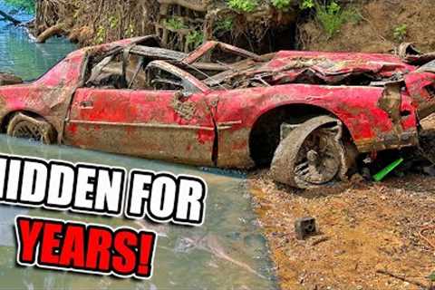 We Found 2 Vehicles Underwater Scuba Diving The River!