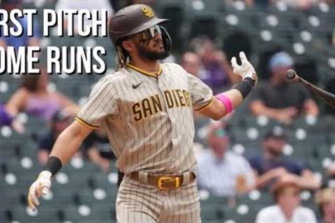 Home Runs on the First Pitch of the Game || MLB 2023