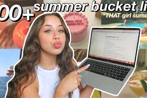 100+ SUMMER BUCKET LIST IDEAS you'll actually want to do! *THE pinterest girl summer*