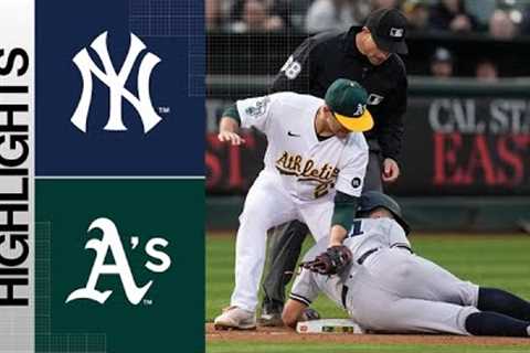 Yankees vs. A's Game Highlights (6/28/23) | MLB Highlights