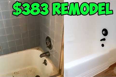 How I Remodeled this Bathroom for $383.