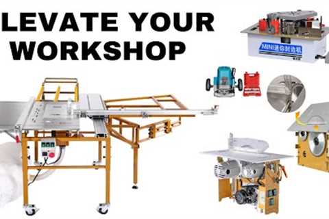 Portable Woodworking Marvel: Sliding Table &amp; Multifunctional Machinery