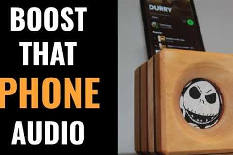Phone speaker box: A quick DIY #woodworking project