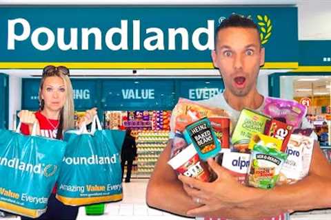 Can we BUY our WEEKLY FOOD SHOP from POUNDLAND for £30? 😃 *BIG shopping challenge!
