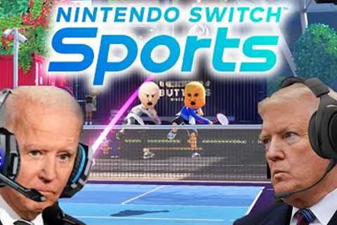 US Presidents Play Nintendo Switch Sports Badminton