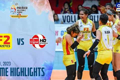 F2 Logistics vs. Cignal highlights | 2023 PVL Invitationals Conference - July 1, 2023