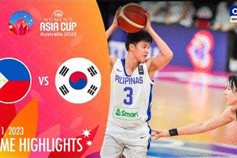 Philippines vs. South Korea highlights | 2023 FIBA Women's Asia Cup - July 1, 2023