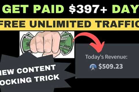 Crazy AI Method Makes $397+ With CPA Affiliate Marketing Using Content Locking | Passive Income