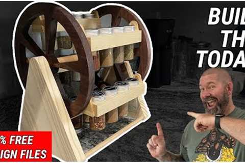Make This Custom Spice Rack | CNC Woodworking Projects That Sell
