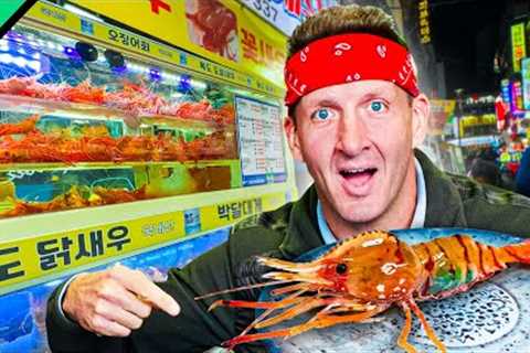 Korea’s Seafood Street Food!! Super RARE Sea Creatures!!