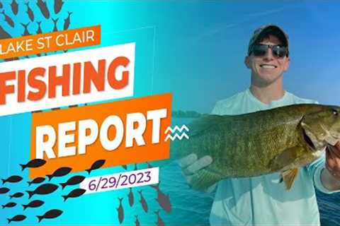 Lake St. Clair Fishing Report 6/29/2023