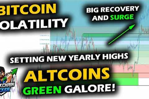 MARKET TOO STRONG as Altcoin Market Recovers Quickly, Some NEW YEARLY HIGHS, Bitcoin News Holds $30k