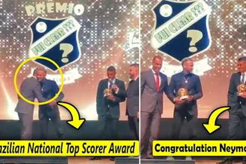Neymar Jr won brazilian national best player and top scorer award
