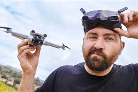 DJI MINI 3 PRO - Fly With The Goggles &amp; Motion Controller