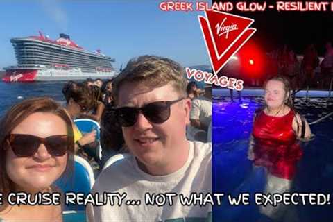WE WENT ON OUR FIRST CRUISE IN OUR 20'S... here's how it went... *virgin voyage GREEK ISLAND GLOW*