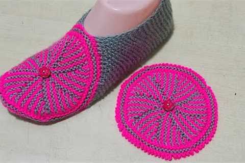 Very easy to make knitting Booties // Socks // Slippers //