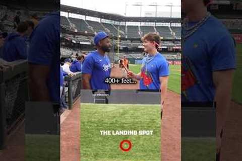 Throwing a baseball OVER 400 FEET!? 🤯🦾⚾️ #shorts