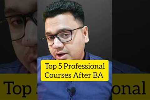 Top 5 Professional Courses After BA | BA Career Options | By Sunil Adhikari #shorts #shortsvideo
