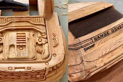 [Part II] Vietnamese Carpenters Crafting the 2023 Range Rover Sport  - Woodworking Art