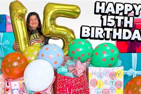 IZZY'S 15TH BIRTHDAY OPENING PRESENTS!!!