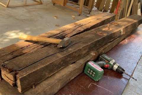Giving Wood a Second Life: Upcycling and Upgrading into a Stylish Garden Seating Ensemble