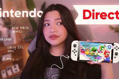 So Many New Switch Games! | Nintendo Direct 6.21.2023 REACTION 🤭