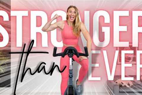 30-minute STRONGER THAN EVER indoor cycling workout