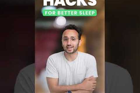 5 Hacks for Better Sleep (2022) #shorts