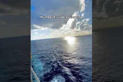 Don’t do this on your cruise…