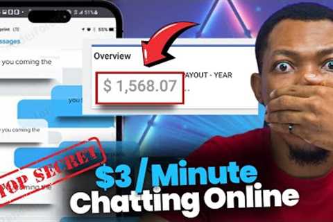 Earn $3 Every Minute Chatting With People Online | Chat and Get Paid Secret Website