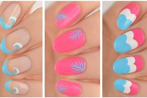 Cute Nail Art For Summer 2023 🌊 3 Minimalist Nail Designs!