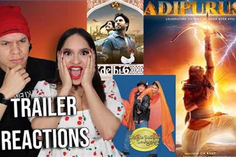 Waleska &amp; Efra react to Delhi -6 , Dilwale Dulhania Le Jayenge &amp; Adipurush | TRAILER..