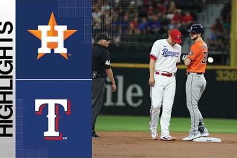 Astros vs. Rangers Game Highlights (7/3/23) | MLB Highlights