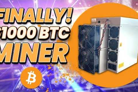 AWESOME Bitcoin Miner for ONLY $1,000?! YES!