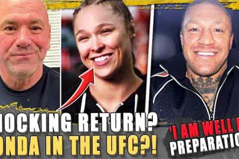 Ronda Rousey LEAVES WWE to make UFC return?! Former UFC Champ GETS HONEST on Dana White!Conor update