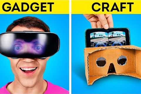 How to Make a Smartphone VR Using Usual Materials 😮 And Other Cool Crafts to Become a Pro