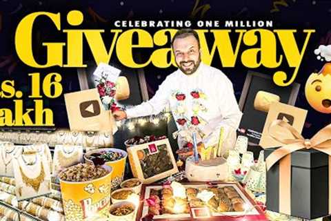 Biggest Giveaway 1,600,000.00 🤯 Gifts for All - One Million Party 🎉🎊