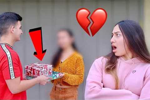 BUYING GIFTS FOR ANOTHER GIRL TO SEE HOW MY GIRLFRIEND REACTS!!