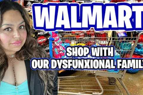 SHOPPiNG AT WALMART FOR A LARGE FAMiLY OF 7! SHOP WiTH OUR DYSFUNXIONAL FAMILY