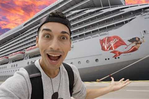 Boarding The World's NEWEST Cruise Ship | Virgin Voyages Resilient Lady | My First European Cruise