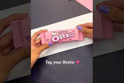 DIY Hello Kitty gift idea 💖😍 #shorts #diy #craft #tutorial #creative #artist #gift #giftideas