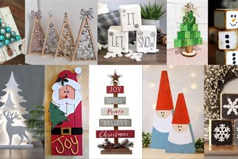 100+ Diy Christmas Decorations 2023 🎄 Pallet Wood ideas  - Woodworking Projects