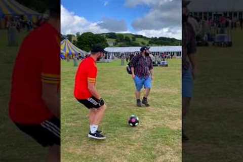 The last guy wasn't having ANY of it! 😂😳 #football #footballer #prank