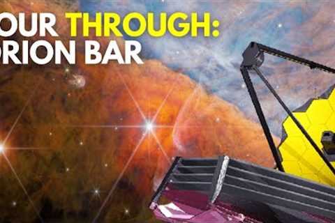 James Webb Telescope NEW Image Tour Through The Orion Bar!