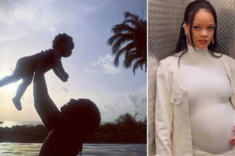 Rihanna Shares New Adorable Photo Of 'Bajan Boyz' A$AP Rocky And Son RZA