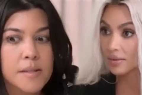 Kim And Kourtney Kardashian Finally Hash Out Nasty Feud On The Kardashians