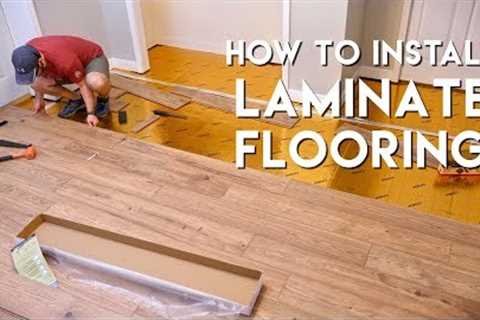 Installing Laminate Flooring For The First Time // Home Renovation